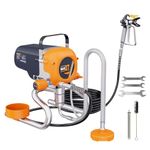 MAXXT Airless Paint Sprayers | 1200W Motorized Paint Sprayer with stand | High Efficiency spray paint machine For Home Interior | Exterior DIY Handyman Shed And Garage House Painting Shed Fence Deck