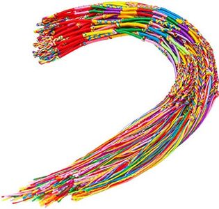 Resinta 40 Pieces Handmade Braided Bracelets Assorted Colors Friendship Cords Thread Bracelets Party Supply Favors for Wrist Anklet