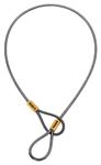 On-Guard Akita-8045 Looped Cable Lock, Grey/Yellow, 53 x 5 mm