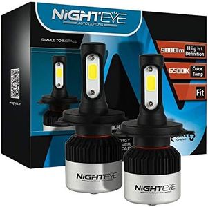 CLOUDSALE ; Your Store. Your Place Led Headlight Bulbs COB 72W (36W x 2) 9000lm (4500lm per bulb) 6500K 1 Year Warranty (9005, White)