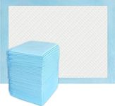 50 Count Super Absorbency Disposable Underpads, Leakproof Quick Drying Disposable Pads for Baby, Puppy and Adults, Disposable Changing Pads for Baby, Disposable Diaper Changing Pads, 17” x 13”