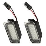 CDIYTOOL 2Pcs SMD 18 LED License Plate Light, Number Plate Light for F-ord Fiesta Focus C-Max Mondeo Galaxy S-Max Kuga J-Aguar XJ XF 542119