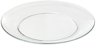 Duralex 3006AF06/4 Made in France, LYS Dinnerware 9-1/4 Inch Dinner Plate. Set of 4, Glass, Clear