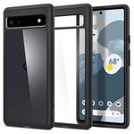 Spigen Ultra Hybrid Back Cover Case Compatible with Google Pixel 6a (TPU + Poly Carbonate | Matte Black)