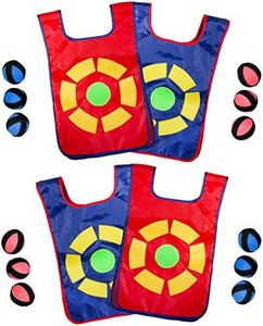 CC O PLAY Ultimate Dodgeball Game for Kids | 4-Player Set 4 Vests, 12 Dodge Balls, 1 Drawstring Bag | Great Indoor and Outside Dodge Tag Game | Fun Gift for Boys and Girls 6+ Years