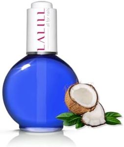 LALILL Huile pour cuticules 75 ml - Huile de soin à la noix de coco - Huile de soin pour les cuticules - Spa Manucure Nail Design Hands - Vegan - avec pipette