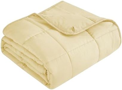 Topcee Weighted Blanket (25lbs 88"x104" King Size) Cooling Breathable Heavy Blanket Microfiber Material with Glass Beads Big Blanket Fits King & California King Beds