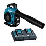 Makita DUB363PT2V Twin 18V (36V) Li-ion LXT Brushless Blower Complete with 2 x 5.0 Ah Batteries and Twin Port Charger