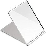 G2PLUS Little Travel Mirror - Portable Folding Mirror - Folding Pocket Compact Mirror - Lightweight Small Tabletop Mirror for Travelling and Make Up -11.5x8x0.25CM