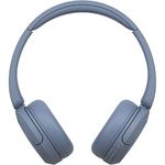 Sony WH-CH520 Best Wireless Bluetooth On-Ear Headphones with Microphone for Calls and Voice Control, Up to 50 Hours Battery Life with Quick Charge Function, Includes USB-C Charging Cable - Blue