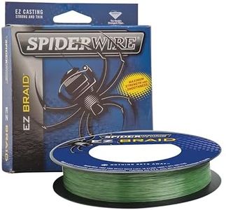 SpiderWire EZ Braid™ Superline, Moss Green, 30lb | 13.6kg, 110yd | 100m Braided Fishing Line, Suitable for Freshwater Environments