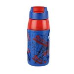 CELLO Puro Steel-X Hydra Kid 400 Water Bottle | PU Insulation | School Bottle | Picnic Bottle | Cold Insulation | Leak Proof | Kids Bottle | Easy to Carry | Spiderman Print | 400ml | Blue