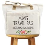 WCGXKO Grammy Mother’s Day Gift Grandma Birthday Gift Tote Bag Travel Bag For Grammy (MIMI TB CA)