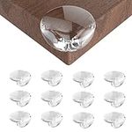 Baby Protection Corner Guard (12 Pack) Set of Transparent Spherical Baby Corner Guards, Furniture Corner Guards and Edge Safety Bumpers to Cover Sharp Furniture and Table Edges.