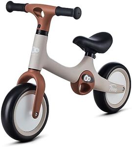 Kinderkraft TOVE Bicicleta sin Pedales, Bicicleta Niño 18 Meses, Bicicleta 2 Ruedas, Bicicleta de Equilibrio, Sillín Ajustable, 25 kg, Beige
