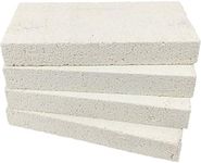 Lynn Manufacturing Insulating Fire Brick, Heat Insulation Block, Low Thermal Conductivity, 1.25" x 4.5" x 9" Split, Pack of 2, 2600-F Rated, for Kilns, Forges, Furnaces, Soldering, 3146R