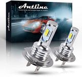 Antline Super Bright H7 H7LL LED Bulb 6000K White Newest Version 3570 CSP-Chips LED Fog Lights DRL Replacement (Pack of 2)