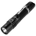 sofirn Tactical Flashlight 1200 High Lumens, LED Flashlight with Super Bright, Water Resistant, Compact Small Pocket EDC Flash Light for Camping Running Emergency Outdoor