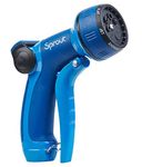 Sprout 65108-AMZ Metal Front Trigger 7-Pattern Nozzle and QuickConnect Product Adapter Amazon Bundle, Blueberry Blue