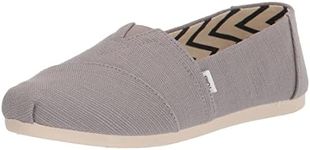 TOMS Women's, Alpargata Paper Source Slip-On, Grey, 8 US