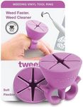 tweexy Craft Vinyl Weeding Scrap Collector Ring | Weeding Tools for Vinyl Heat Transfer, HTV Crafting & Adhesive Paper Sheets Holder | Portable Heat Press Accessories and Supplies (Lavender)