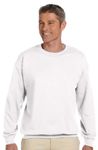 Hanes Mens Sweatshirt, Heavyweight Fleece Sweatshirt, Crewneck Pullover for Men, White, Medium