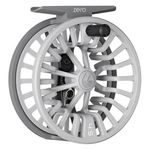 Redington Zero Fly Fishing Reel, Lightweight Design for Trout, Clicker Drag System, Wolf Grey, 4/5