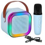 MM TOYS Mini Mic Wireless System Toy Set for Kids| Rechargable Mic with Speaker | Birthday Gift for 4-12 Year Old Boys and Girls - Color As Per Availability