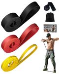 Victoper Resistance Bands（3 Pieces）Pull Up Bands Gym Bands Resistance for Exercise Strength Training Fitness Pilates Yoga Stretch Toning，Pull up Resistance Band Includ Door Anchor and Storage Bag