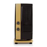 Hometronics Lifestyle 204 Portable Mini Oscillating Tower Fan With 90 Degree Rotating & Revolving Base 210 mm Anti Dust 2 Blade Tower Fan (Black)