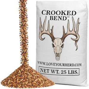 Crooked Bend Branson's Buffalo Blend, 25LB Bulk, Whitetail Food Plot Seed for Deer, Turkey, Pheasant, Dove, Elk & Duck, Plant Seeds Grow Forage to Feed & Attract Wildlife to Hunting Plots, No Till