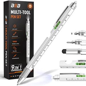 BIIB Fathers Day Gift from Daughter, 9 in 1 Multitool Pen Gifts for Men, Mens Gifts for Fathers Day, Personalized Fathers Day Gift Ideas, Anniversary Birthday Graduation Gifts for Men Him