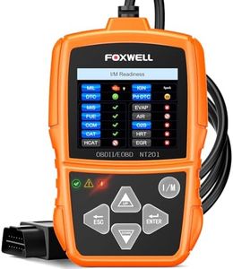 FOXWELL NT201 OBD2 Scanner Car Code Reader Check Engine Light Reader OBDII EOBD Car Computer Diagnostic Scan Tool Auto Fault Code Scanner for All Cars After 1996