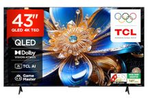 TCL 108 cm (43 inches) 4K UHD Smart QLED Google TV 43T6D