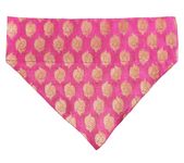 For The Fur Kids Ethnic Wear Dog Bandana: Festive Indian Wear for Pets (Easy to Use) (Pink)