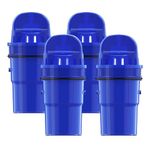 Waterdrop Replacement for All PUR®, PUR® Plus Pitcher and Dispenser Filtration Systems, CRF950Z, PPF951K™, PPF900Z™, NSF Certified, Pack of 4, WD-CF10A-S-4