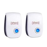 Ultrasonic Pest Repeller, Electronic Mouse Repellent, Indoor Electronic Repellent Plug in Pest Control for Mice, Cockroaches, Ants, Fly, Mosquitoes, Rodent, Harmless to Pets and Human (2 Pack)