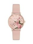 Ted Baker Ladies Pink Eco Genuine Leather Strap Watch (Model: BKPPHF3079I)