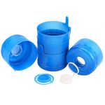 20 Pcs Non Spill Caps,Reusable 55 mm 3 and 5 Gallon Water Jugs Anti-Splash Bottle Caps