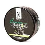 Nutriglow Natural's Bamboo Charcoal Face Pack with Ethiopian Kaolin Black Clay for Brightening, Lightening & Tightening Skin,100% Natural, 200Gm