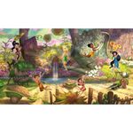 RoomMates JL1279M Disney Fairies Pixie Hollow Water Activated Removable Wall Mural-10.5 x 6 ft, Multicolor, Set of 7 Pieces