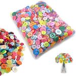 Buttons for Crafts, 1000PCS Buttons