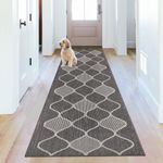 Cekene Carpet Runners for Hallways Non Slip 65x240cm Long kitchen Runners Machine Washable Low Profile Floor Runner Rug for Kitchen Hallway Entryway Laundry Room