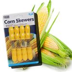 Corn On The Cob Holders Sweetcorn Grill Food Prongs 8 Skewers Forks Kitchen BBQ