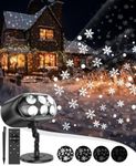 Snowflake Projector Lights with Rem