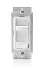 Leviton Decora SureSlide Universal LED Dimmer, Single Pole and 3-Way - White