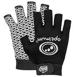 Optimum Stik Mits Gloves - Breathable and Moisture Wicking, Perfect for Football, Rugby and Athletic Performance - Slim Profile with Adjustable Wrist Strap - Multi Color Junior and Senior Sizes