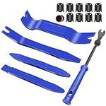 Wetado Auto Trim Removal Tool Kit, 15 Pcs Car Panel Door Window Tools Kit,Auto Clip Fastener Remover Pry Tool Set Blue