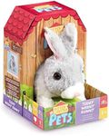 Pitter Patter Pets Teeny Weeny Bunny Grey For Children From 3 Years Rabbit Teddy Interactive Bunny Electronic Pets Toy Kids Gift