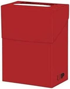 Ultra PRO : Up - Deck-Box | Accessoire cartes à collectionner | Capacité 75 cartes protégées | Rouge